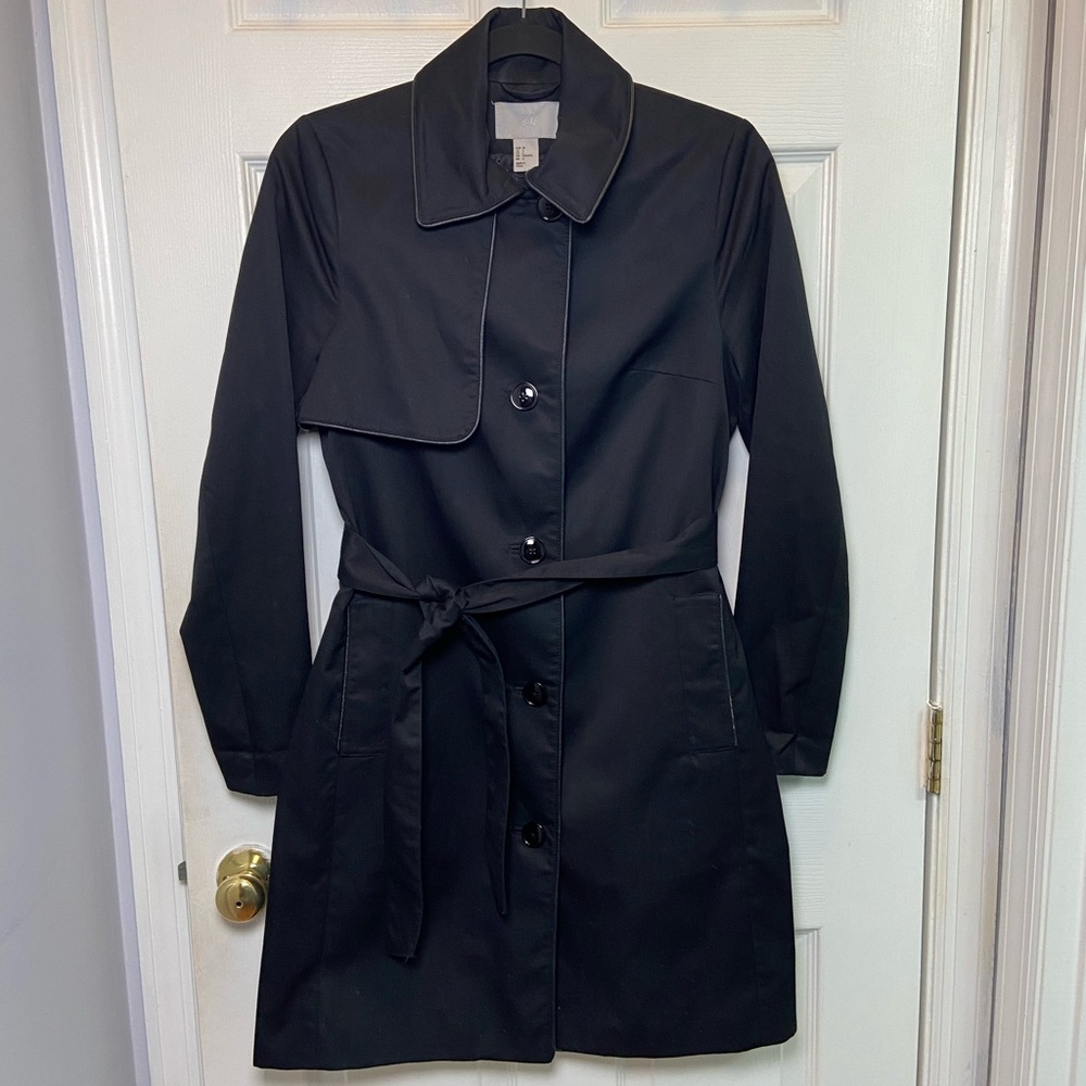 H&M Black Trench Coat